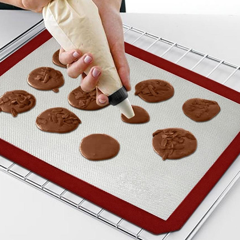 Tapis à pâtisserie en silicone antiadhésif avec mesures